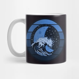 Blue Moon Wave Mug